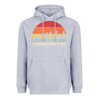 Heather Grey vintage retro evolution of the pinball lover premium t shirt Heavyweight Hoodie - linhVisuals