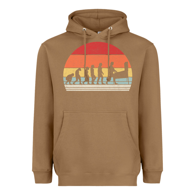 Vintage Retro Evolution Of The Pinball Lover Premium T Shirt Heavyweight Hoodie by linhVisuals | Teevron