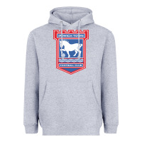 Heather Grey the ipswich town Heavyweight Hoodie - linhVisuals