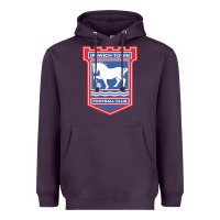 Plum the ipswich town Heavyweight Hoodie - linhVisuals