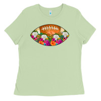 American Football Floral Ladies Tee | Teevron