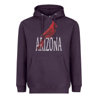Plum black vintage cardinal red bird arizona az gifts premium t shirt Heavyweight Hoodie - linhVisuals