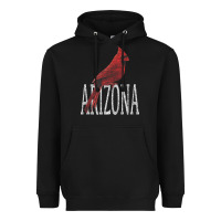Black black vintage cardinal red bird arizona az gifts premium t shirt Heavyweight Hoodie - linhVisuals