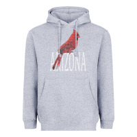 Heather Grey black vintage cardinal red bird arizona az gifts premium t shirt Heavyweight Hoodie - linhVisuals