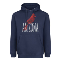 Navy black vintage cardinal red bird arizona az gifts premium t shirt Heavyweight Hoodie - linhVisuals