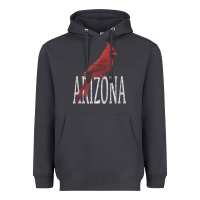 Smoke black vintage cardinal red bird arizona az gifts premium t shirt Heavyweight Hoodie - linhVisuals