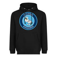 Black the wycombe wanderers Heavyweight Hoodie - linhVisuals