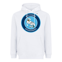 White the wycombe wanderers Heavyweight Hoodie - linhVisuals