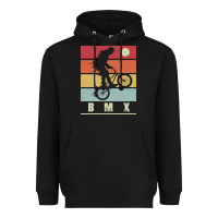 Black bmx vintage bike fans kids gift boys bmx pullover hoodie Heavyweight Hoodie - linhVisuals