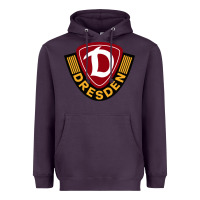 Plum the dynamo dresden Heavyweight Hoodie - linhVisuals