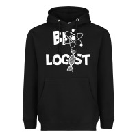 Black biologist   funny biology student cell science chemistry dna t shirt Heavyweight Hoodie - linhVisuals