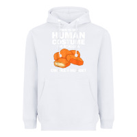 White funny chicken nugget costume for kids fashion nugget foodie t shirt Heavyweight Hoodie - linhVisuals