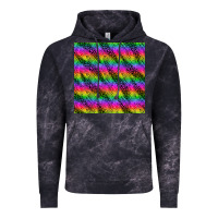 Cloud Black neon rainbow leopard zebra seamless pattern Vintage Hoodie - BundleAndBundleShop