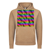 Vintage Coffee neon rainbow leopard zebra seamless pattern Vintage Hoodie - BundleAndBundleShop