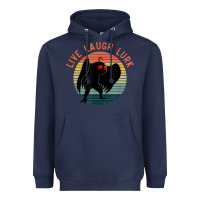 Navy mothman live laugh lurk Heavyweight Hoodie - linhVisuals