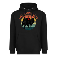 Black mothman live laugh lurk Heavyweight Hoodie - linhVisuals
