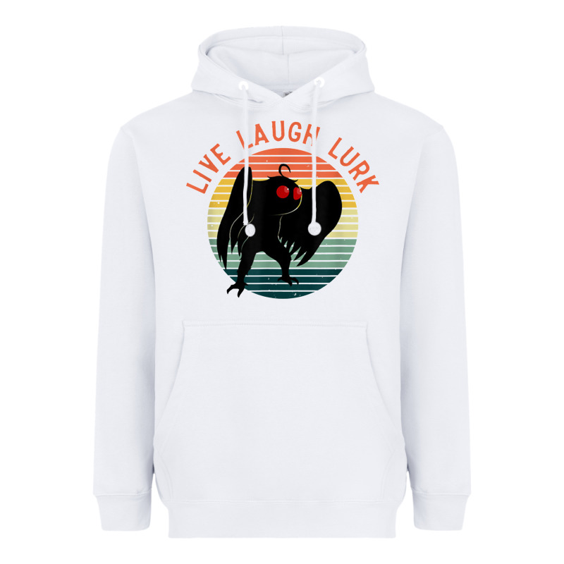 Mothman Live Laugh Lurk Heavyweight Hoodie by linhVisuals | Teevron