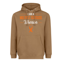 Toasted Coconut multiple sclerosis warrior autoimmune disease orange ribbon Heavyweight Hoodie - linhVisuals