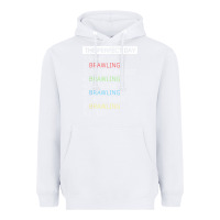 White brawl shirt brawling gamer gaming t shirt Heavyweight Hoodie - linhVisuals
