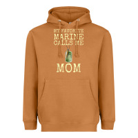 Meerkat my favorite marine calls me mom Heavyweight Hoodie - linhVisuals