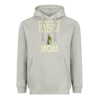 Moon Dust my favorite marine calls me mom Heavyweight Hoodie - linhVisuals