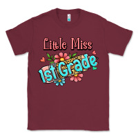 Burgundy little miss first grade Classic Tee - Jasminsmagicworld