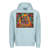 Blue Mist mama bear leopard and aztec Premium Hoodie - RanaPortraitStore