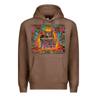 Chestnut mama bear leopard and aztec Premium Hoodie - RanaPortraitStore
