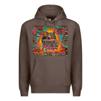 Coffee mama bear leopard and aztec Premium Hoodie - RanaPortraitStore