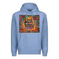 Colony Blue mama bear leopard and aztec Premium Hoodie - RanaPortraitStore