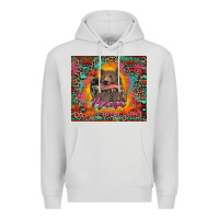 Dove Grey mama bear leopard and aztec Premium Hoodie - RanaPortraitStore