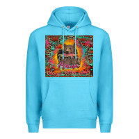 Ocean Blue mama bear leopard and aztec Premium Hoodie - RanaPortraitStore