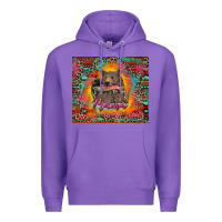 Purple mama bear leopard and aztec Premium Hoodie - RanaPortraitStore