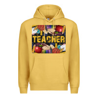 Antique Gold Western Teacher Black And Glitter Premium Hoodie - LillyAllenDesigns