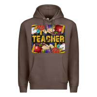Coffee Western Teacher Black And Glitter Premium Hoodie - LillyAllenDesigns