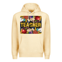 Pina Colada Western Teacher Black And Glitter Premium Hoodie - LillyAllenDesigns
