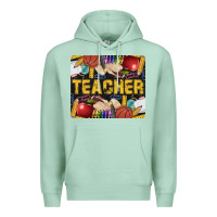 Seafoam Western Teacher Black And Glitter Premium Hoodie - LillyAllenDesigns