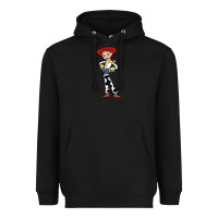 Black jessie toy Heavyweight Hoodie - linhVisuals