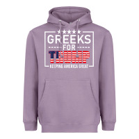 Lavender greeks for trump conservative gift trump 2020 re election t shirt Heavyweight Hoodie - linhVisuals