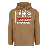 Toasted Coconut greeks for trump conservative gift trump 2020 re election t shirt Heavyweight Hoodie - linhVisuals