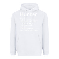 White hunter definition personalized name funny birthday gift idea t shirt Heavyweight Hoodie - linhVisuals