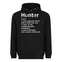 Black hunter definition personalized name funny birthday gift idea t shirt Heavyweight Hoodie - linhVisuals
