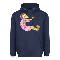 Navy moe Heavyweight Hoodie - linhVisuals