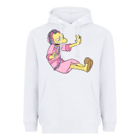 White moe Heavyweight Hoodie - linhVisuals