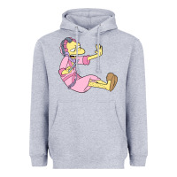 Heather Grey moe Heavyweight Hoodie - linhVisuals