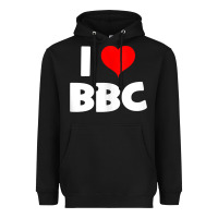 Black i love bbc tank top Heavyweight Hoodie - linhVisuals
