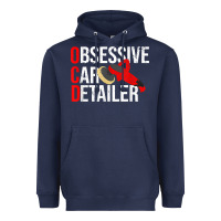 Navy funny obessive car detailer for car detailing t shirt Heavyweight Hoodie - linhVisuals