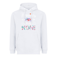 White happiness is being a noni ever women floral decor Heavyweight Hoodie - linhVisuals