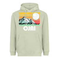 Matcha ojai california mountains & sun retro 80s graphic Heavyweight Hoodie - linhVisuals