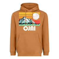 Meerkat ojai california mountains & sun retro 80s graphic Heavyweight Hoodie - linhVisuals